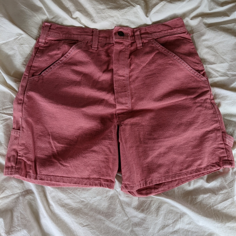Stan Ray salmon work shorts, waist 30"
